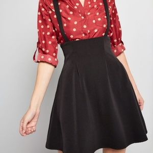 Modcloth Overall Winner Jumper in Black